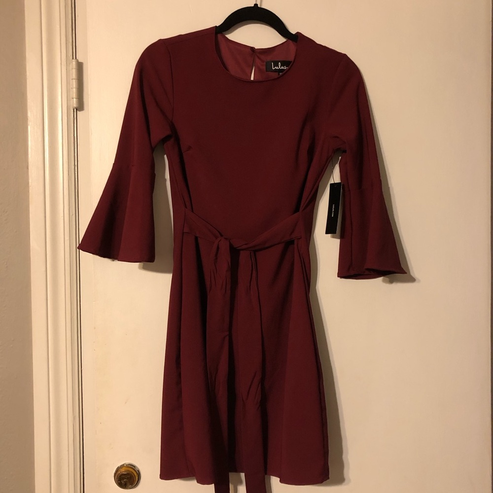 NWT Maroon Lulus Mini Dress